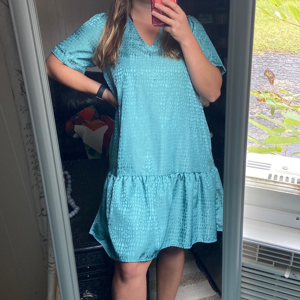 Teal Dress